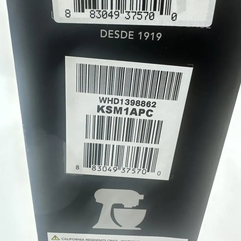 KitchenAid Fruit and Vegetable Spiralizer Attachment Polished Aluminum KSM1APC - Picture 5 of 5